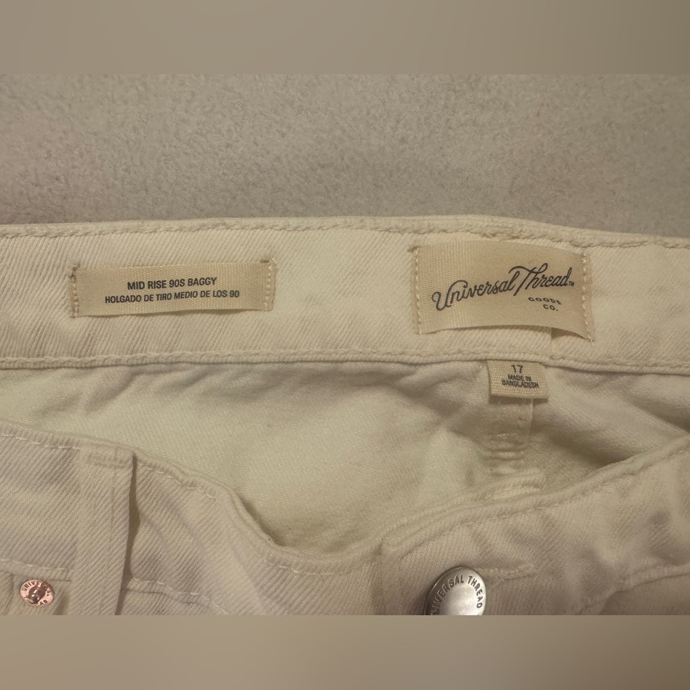 NWT Plus Size Universal Thread White Mid Rise Bag… - image 3